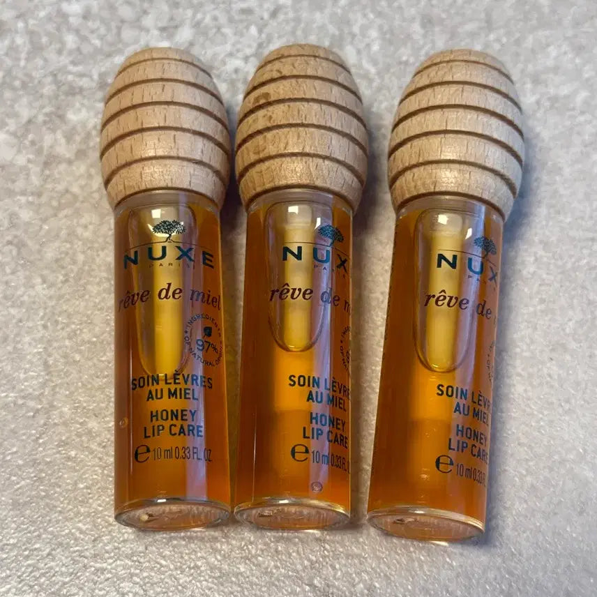 [BUNJANG] Nuxe Reve de Miel Honey Lip Care 10ml Set / 눅스 레브 드 미엘 허니 립케어 10ml