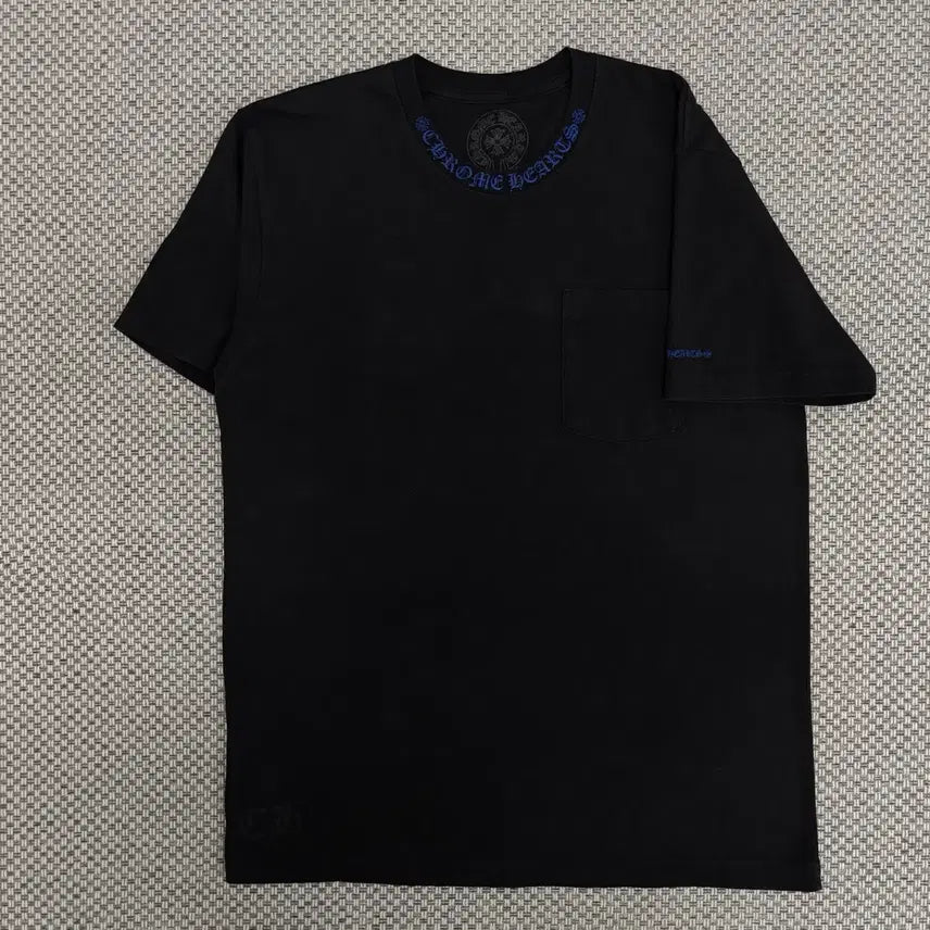 [BUNJANG] Chrome Hearts Neck Script Short Sleeve T-Shirt / [L]크롬하츠 넥 스크립트 반팔티
