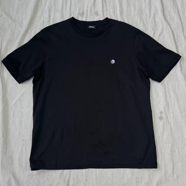 [BUNJANG] Diesel New Logo Patch Black T-Shirt L / 디젤 신형 로고패치 블랙 반팔 L