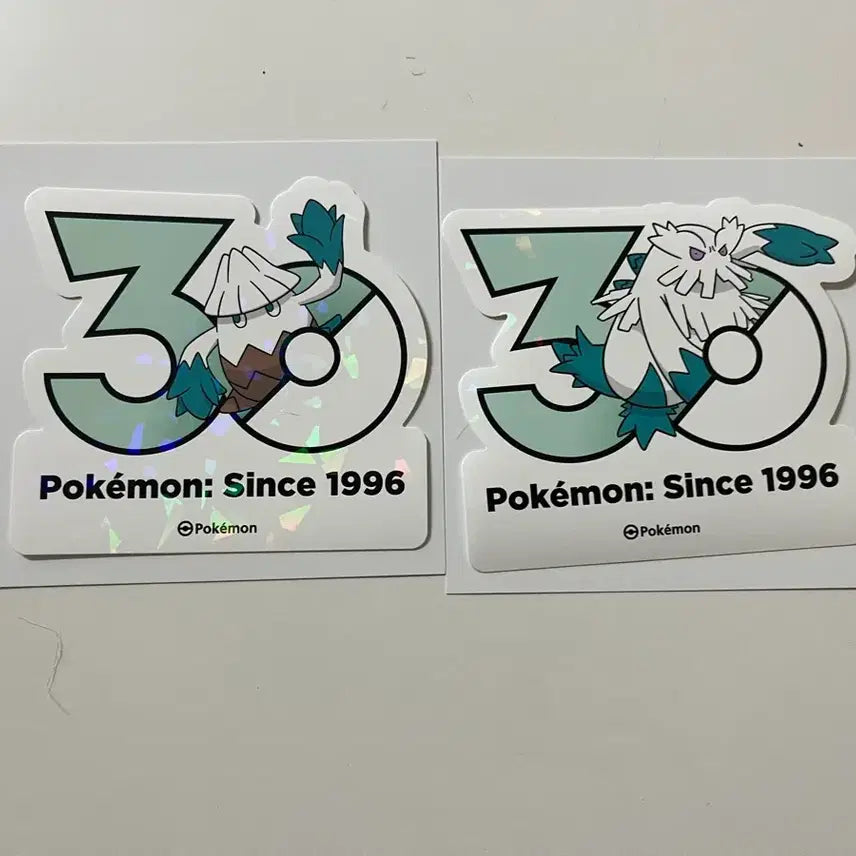 [BUNJANG] Pokemon 30th Anniversary Sticker Set - Cryogonal & Cryogonal (Japan) / 포켓몬 30주년 스티커 눈쓰개+눈설왕
