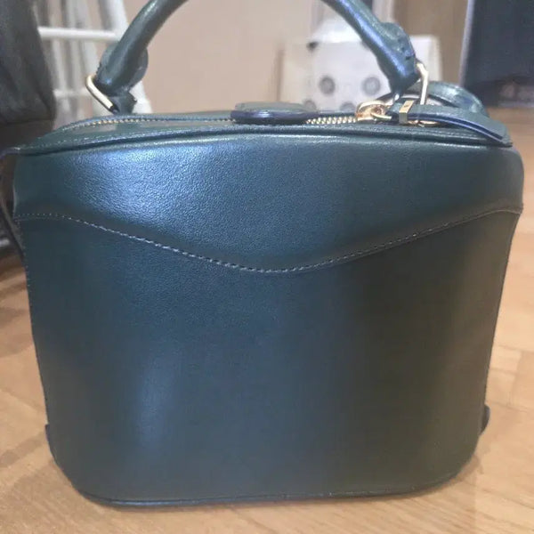 [BUNJANG] MINE Leather Crossbody Bag Green / 마인 가방 새상품