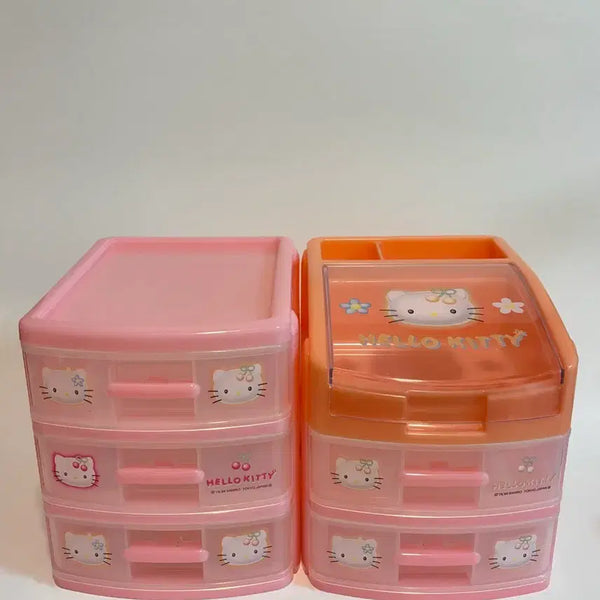 [BUNJANG] Kitty Cherry 3-Tier Drawer Chest Bundle Set / 레어)고전키티체리3단서랍장(일괄)