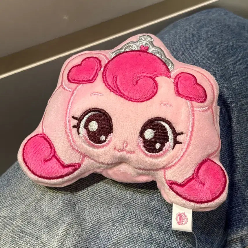 [BUNJANG] Catch Teenieping Pink Character Keyring Plush Doll / 캐치티니핑 캐릭터 인형 핑크 키링