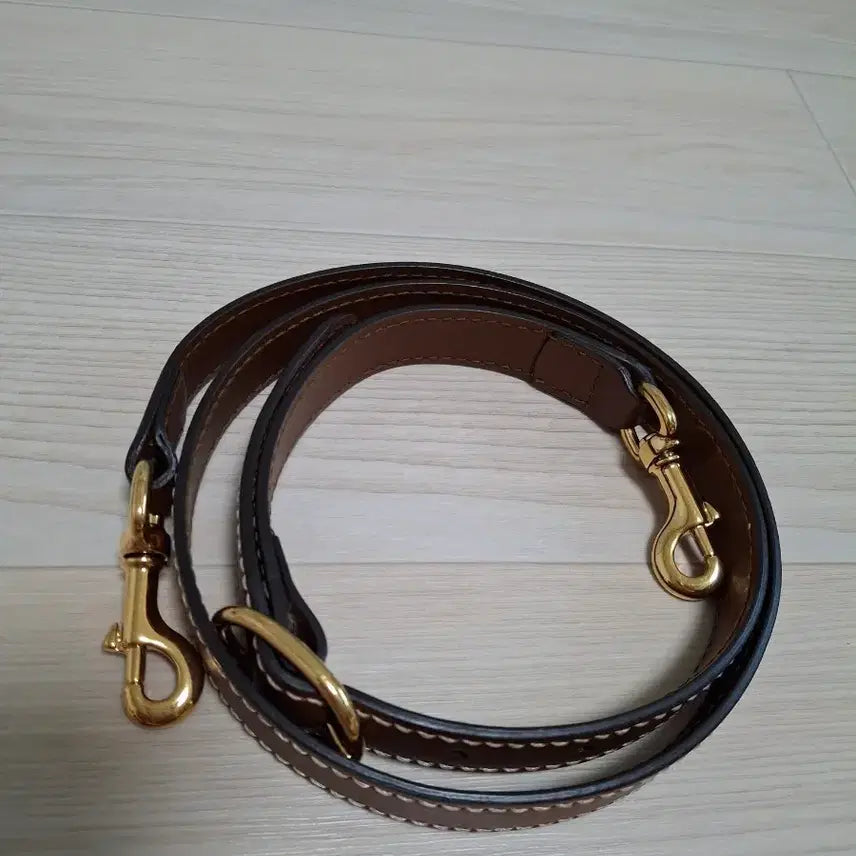[BUNJANG] Gucci Brown Leather Bag Strap / (정품) 구찌 브라운 가죽 가방 스트랩