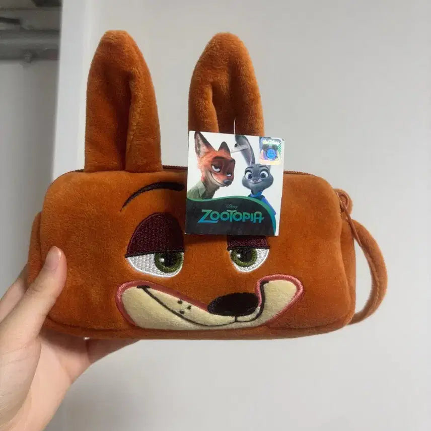 [BUNJANG] Disney Zootopia Nick Wilde Two-Zipper Pouch Pencil Case / 고전문구 주토피아 닉 투지퍼 파우치 필통 디즈니 정품