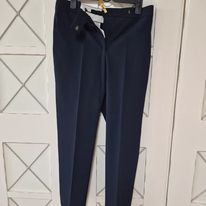 [BUNJANG] MICHAA Tailored Slacks Navy Polyester Blend Size 55 / 미샤 정장바지 55사이즈