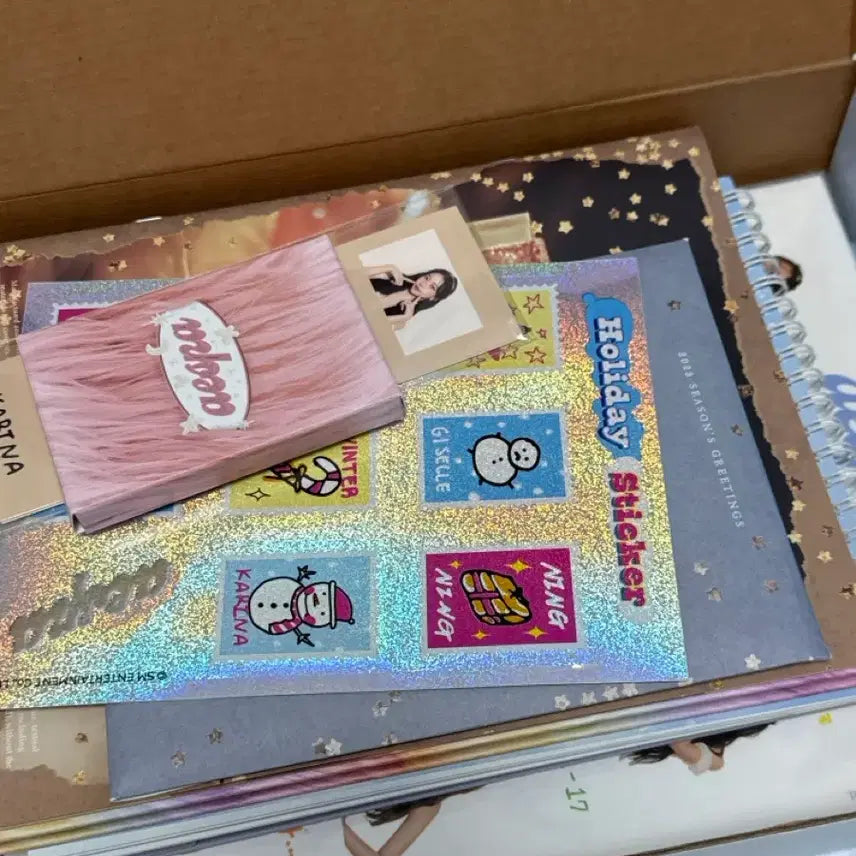 [BUNJANG] Aespa 2023 Season's Greetings Complete Set (Excluding Photocards) / 에스파 시즌그리팅 2023 탈덕처분