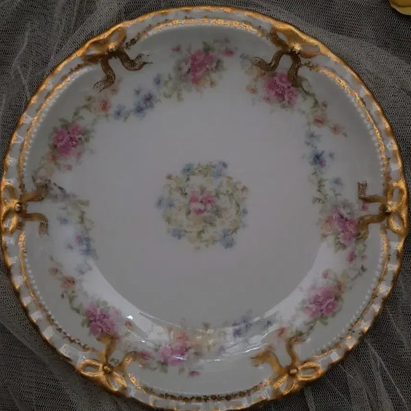 [BUNJANG] French Haviland Limoges Ball Plate / 프랑스하빌랜드 리모즈
