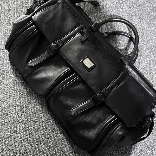 [BUNJANG] Condotti Boston Bag Cowhide Leather / 콘도티 보스턴백 카우레더 소가죽 가방