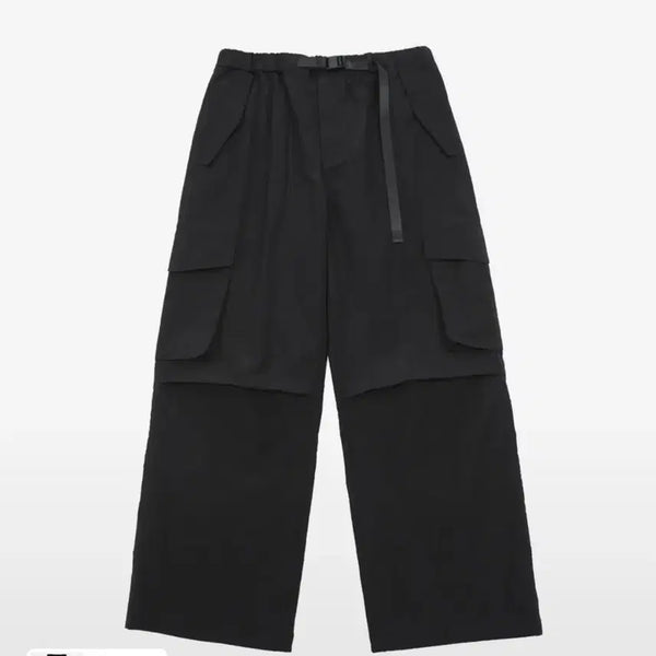 [BUNJANG] Have a Good Time Cargo Black Pants Small Size / 해브오프듀티 카고 블랙팬츠 스몰 싸이즈