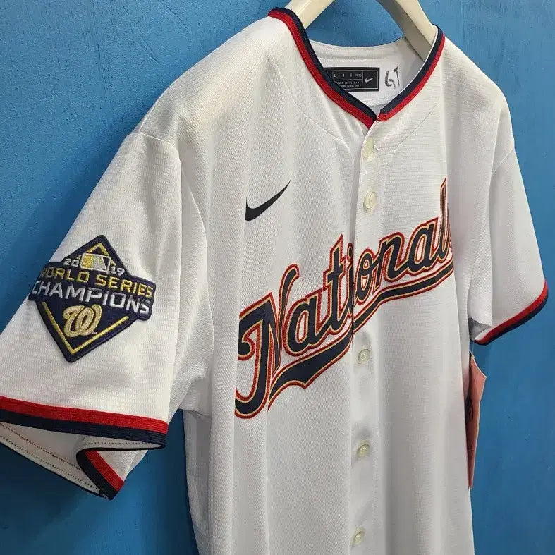[BUNJANG] Nike x MLB Washington Nationals 2019 World Series Champions Baseball Jersey Uniform / 나이키X MLB 워싱턴 내셔널 월드시리즈 챔피온 야구져지유니폼