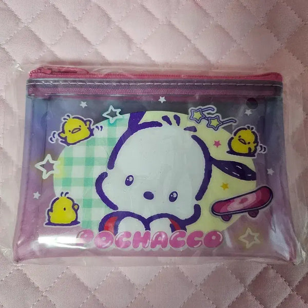 [BUNJANG] Sanrio Pochacco Clear Pouch (Japan Authentic) / (일본정품) 산리오 포차코 투명 파우치