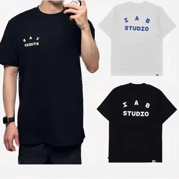 [BUNJANG] IAB Studio Short Sleeve T-Shirt Black / 무료배송/초특가)IAB 스튜디오 반팔 티셔츠 블랙