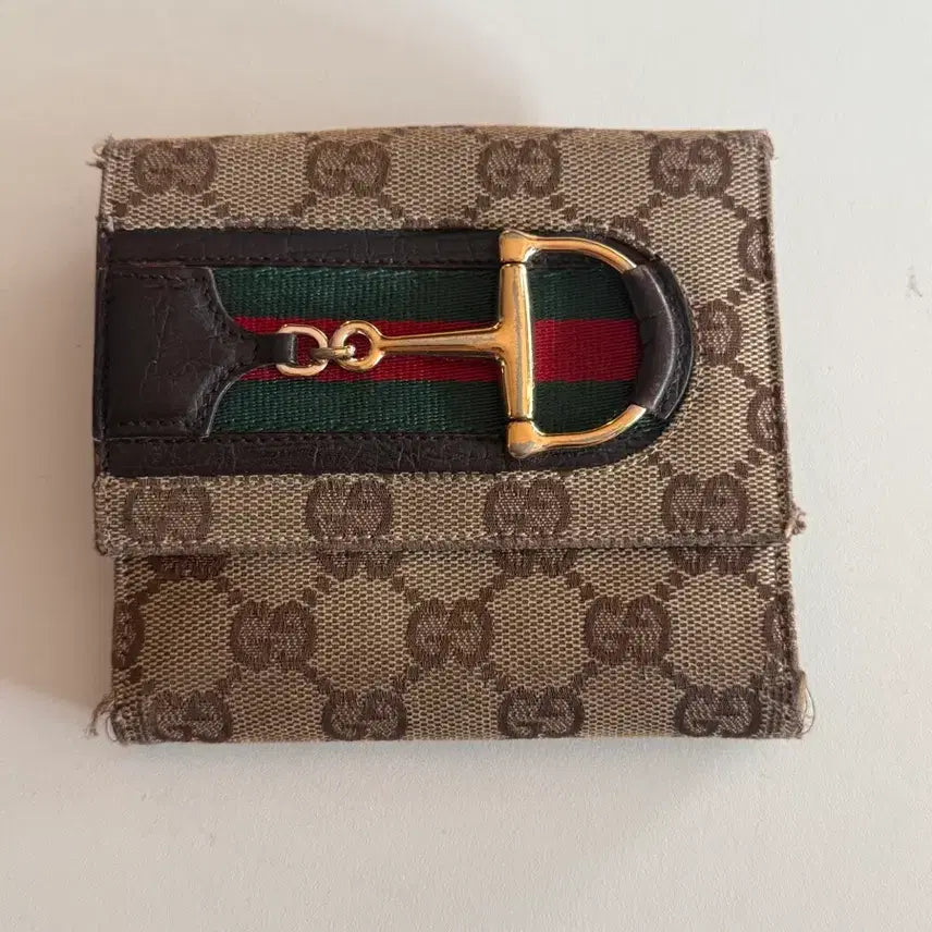 [BUNJANG] Gucci Vintage Monogram Horsebit Wallet / 구찌 빈티지 지갑