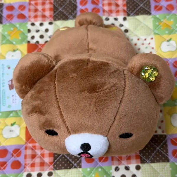[BUNJANG] San-X Koguma (Honey Bear) Kuma Kyun Days Clover Plush / 산엑스 코구마 쿠마큥데이즈 클로버 인형 [일본정품 새상품]