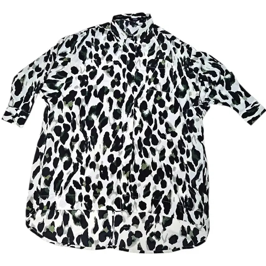 [BUNJANG] Jieer Zebra Pattern Shirt (Free Size) / 지에르 셔츠 Free