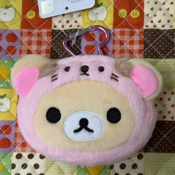 [BUNJANG] Rilakkuma Sea Otter Carabiner Pouch / 코리락쿠마 해달 카라비너 파우치 [일본정품 새상품]