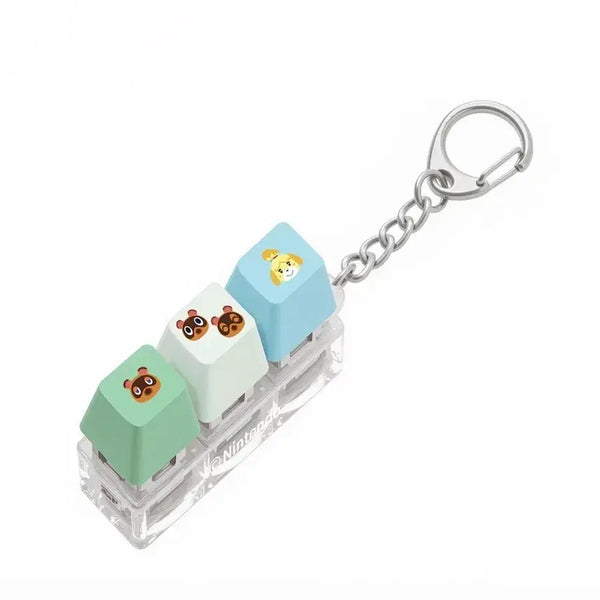 [BUNJANG] Animal Crossing Character Keycap Keychain / 동물의숲 키캡 키링