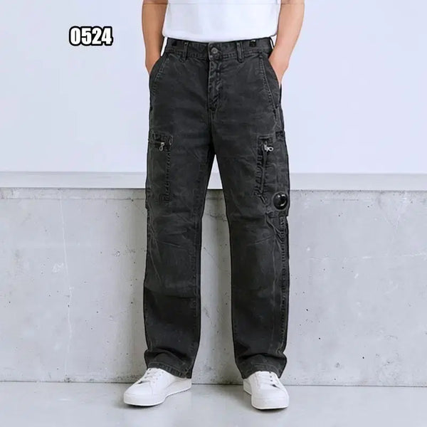 [BUNJANG] CP Company Grey Garment Dyed Lens Cargo Pants / 32) 씨피 컴퍼니 그레이 가먼트 다잉 렌즈 카고 팬츠