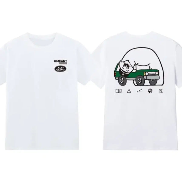 [BUNJANG] Min-nano x FAT CUT PRESS Collaboration Graphic T-Shirt / Min-nano 민나노 fat cut press T-shirt