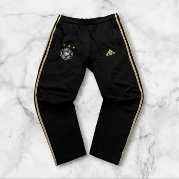 [BUNJANG] Adidas Germany Football Training Pants Black Gold / 아디다스 독일 축구 트레이닝 바지32 블랙 골드