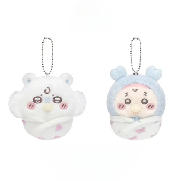 [BUNJANG] Cheikawa Momonga & Kani Baby Mascot Keychain Bundle Set / (쿠지)(일괄) 모몽가 카니 인형 마스코트 키링 베이비 쿠지 치이카와