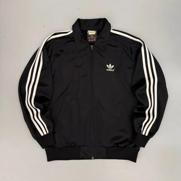 [BUNJANG] Adidas 90s Firebird Loose Fit Track Jacket / 아디다스 90s 루즈핏 파이어버드 블랙 트랙 져지