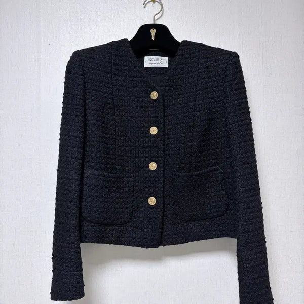 [BUNJANG] URBANIC30 Campari Tweed Jacket Black S / 얼바닉30 캄파리 트위드 재킷 S