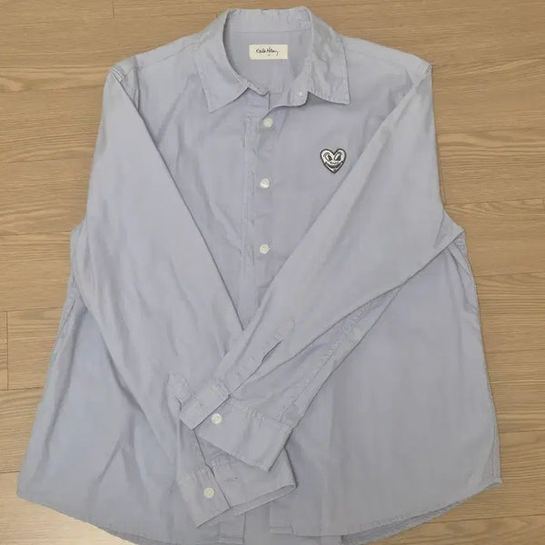 [BUNJANG] Keith Haring Celadon Shirt / 키스해링 소라 셔츠