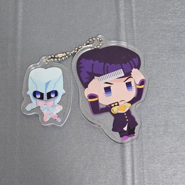 [BUNJANG] JoJo's Bizarre Adventure Jousuke Higashikata PITA PATAPOP Plate Keyholder / 죠죠 죠스케 피타파타팝 플레이트 키홀더 키링 죠죠의 기묘한 모험