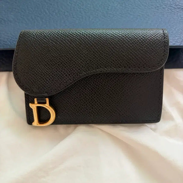 [BUNJANG] Dior Saddle Black Card Holder / 디올 새들 블랙 카드지갑