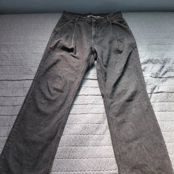 [BUNJANG] Uniform Bridge One-Tuck Denim Pants M / 유니폼브릿지 원턱 데님팬츠 M