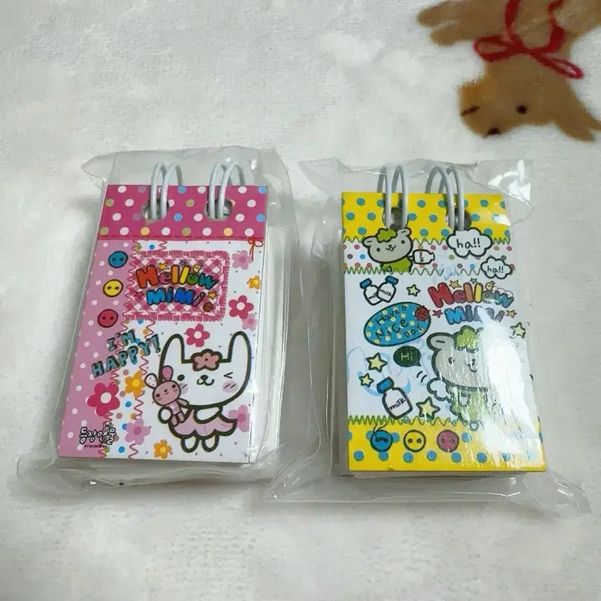 [BUNJANG] Hello Mimi Mini English Word Notebook Set (2 pcs) / [고전문구]헬로우미미 초소형 영단어수첩 2개 일괄