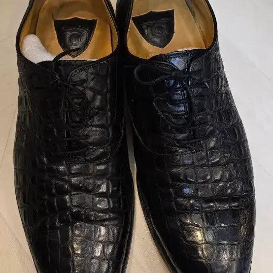 [BUNJANG] Colombo Men's Crocodile Leather Shoes / 콜롬보 남성 악어가죽 구두 팝니다 280 볼넓음