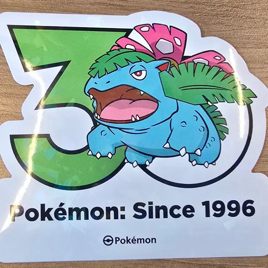 [BUNJANG] Pokemon 30th Anniversary Sticker - Venusaur / 포켓몬 30주년 스티커 이상해꽃 판매합니다
