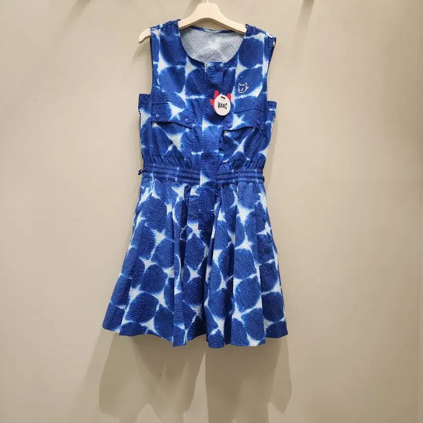 [BUNJANG] WAAC Women's Seersucker Lemon Pattern Dress / 새상품)WAAC] 왁 골프 여성 시어서커 레몬 패턴 원피스