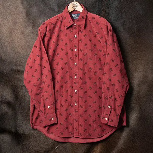 [BUNJANG] Polo Ralph Lauren Lowell Sport 90s Corduroy Shirt / [115] 90s 폴로 랄프로렌 LOWELL SPORT 코듀로이 셔츠