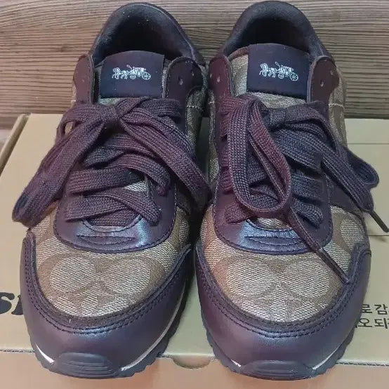 [BUNJANG] Coach Signature Women's Sneakers (235mm) / 코치 시그니처 여성용 스니커즈(235mm)