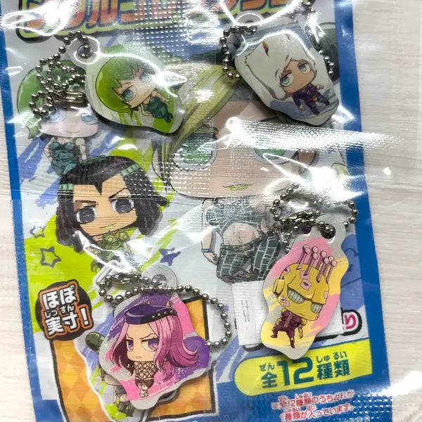 [BUNJANG] JoJo's Bizarre Adventure Part 6 Metal Charm Keychain Bundle (Weather Report, Annasui, Foo Fighters, Jolyne) / 죠죠 6부 메탈챰 키링 일괄 웨더리포트 안나수이 푸파이터즈 키스