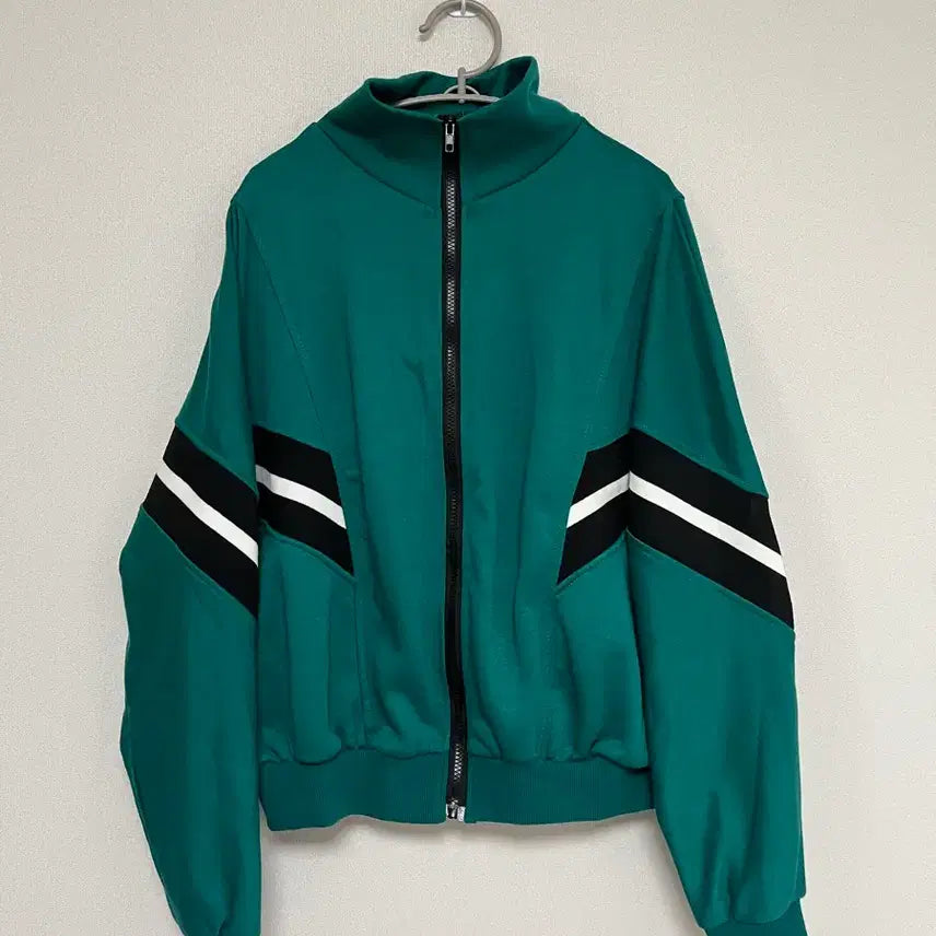 [BUNJANG] Color Block Zip-Up Skirt Training Set / 배색 집업치마 트레이닝 세트