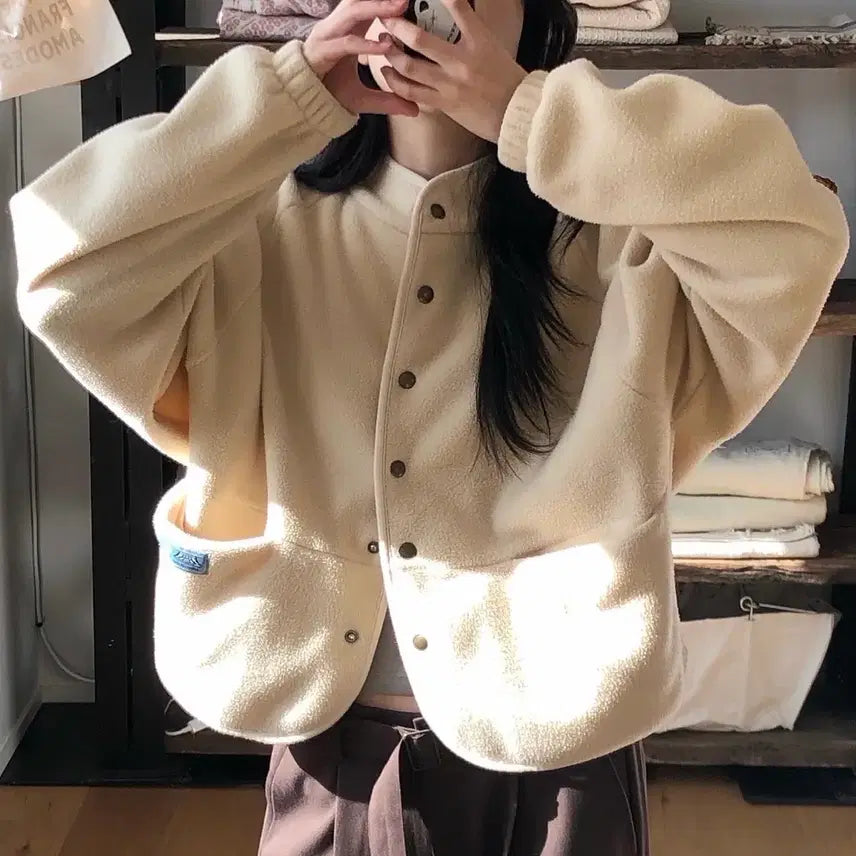 [BUNJANG] Modestmood West Fleece Butter (Women's Size) / 모데스트무드 웨스트 플리스 버터 (우먼 사이즈) 판매합니다