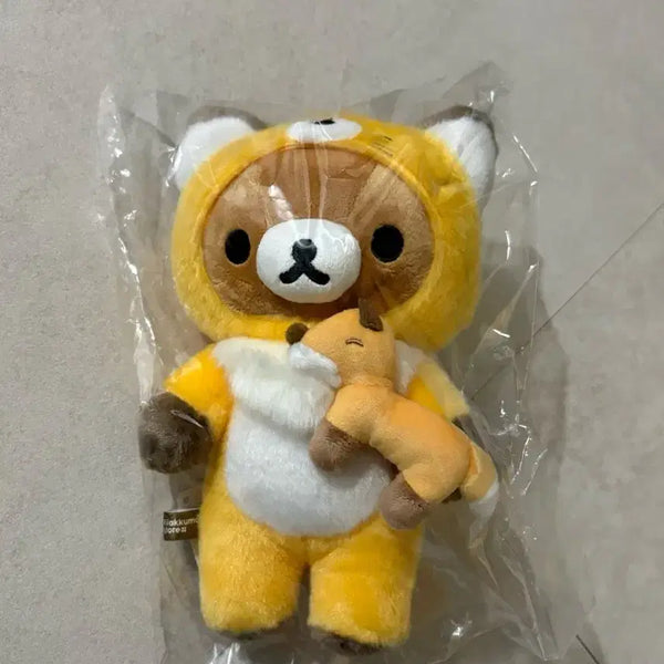 [BUNJANG] Rilakkuma Sapporo Limited Fox Plush Doll / 리락쿠마 삿포로 한정 여우 인형 누이구루미