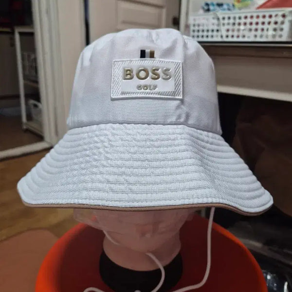 [BUNJANG] BOSS Golf Bucket Hat White / BOSS 골프 버킷햇 화이트