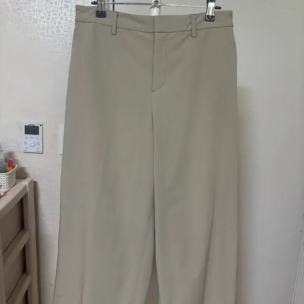 [BUNJANG] Women's Beige 9-Length Pants / 베이지색 여성 바지,여자바지,9부바지,여성 9부 팬츠