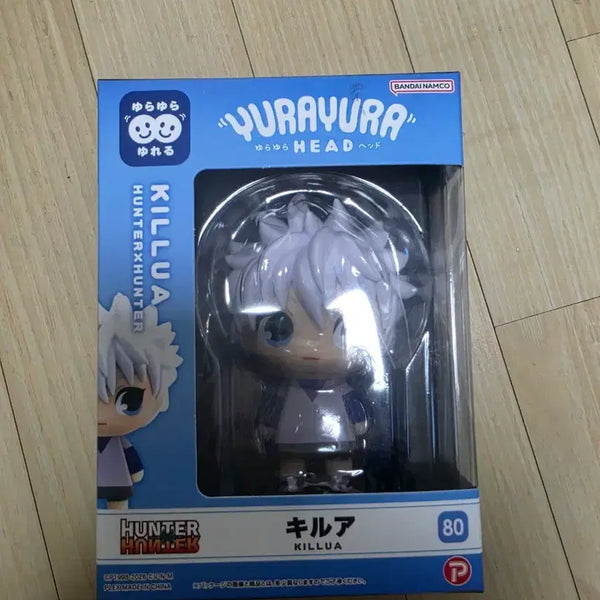 [BUNJANG] Hunter x Hunter Killua Yura Yura Head Figure (Sealed) / 미개봉 ) 헌터헌터 키르아 유라유라 헤드 피규어