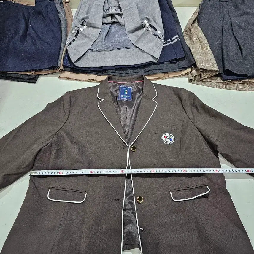 [BUNJANG] Used Women's Spring/Autumn School Uniform Jacket Size 130 / 중고여성 춘추 교복마이 사이즈 130