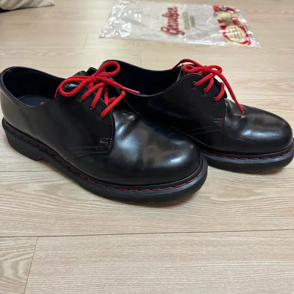 [BUNJANG] Dr. Martens 1461 Derby Shoes Red Stitch Size 42 / 급처) 닥터마틴 1461 더비 레드포인트 42