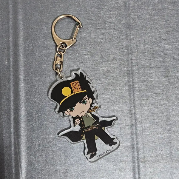 [BUNJANG] JoJo's Bizarre Adventure Jotaro Kujo Keychain / 죠죠 죠타로 키홀더 키링 죠죠의 기묘한 모험