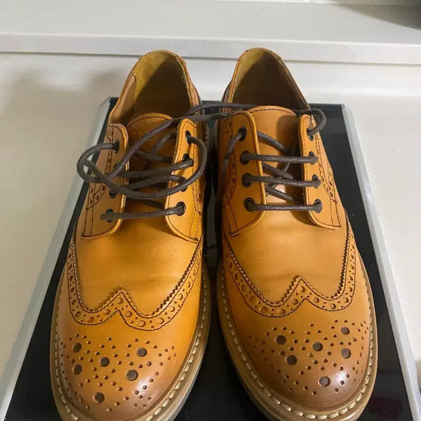 [BUNJANG] Wingtip Leather Shoes 270 / 고급 가죽 윙탑 구두 270