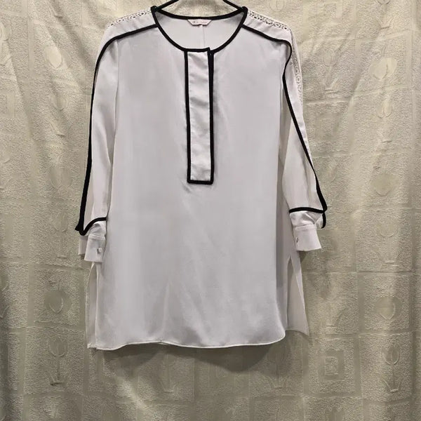 [BUNJANG] It Michaa White Blouse / 잇미샤 화이트 블라우스 S